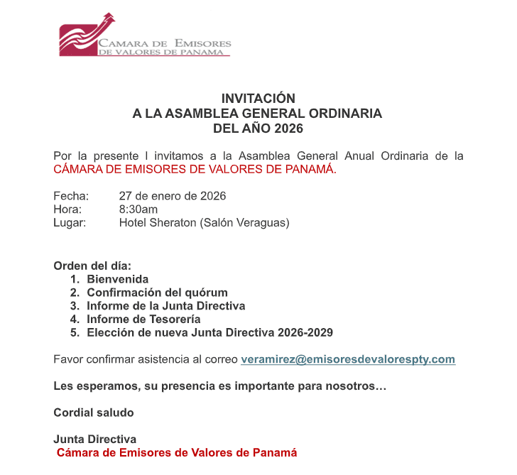Camara de la Asamblea Anual